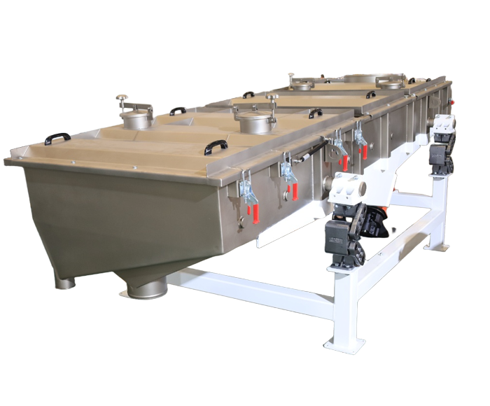 Large linear vibrating screen