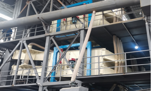 Quartz plate sand production line